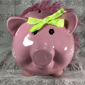 Holiday Inspirations Pink Piggy Bank Tutu Skirt Jo-Ann Stores 2011 Decorative